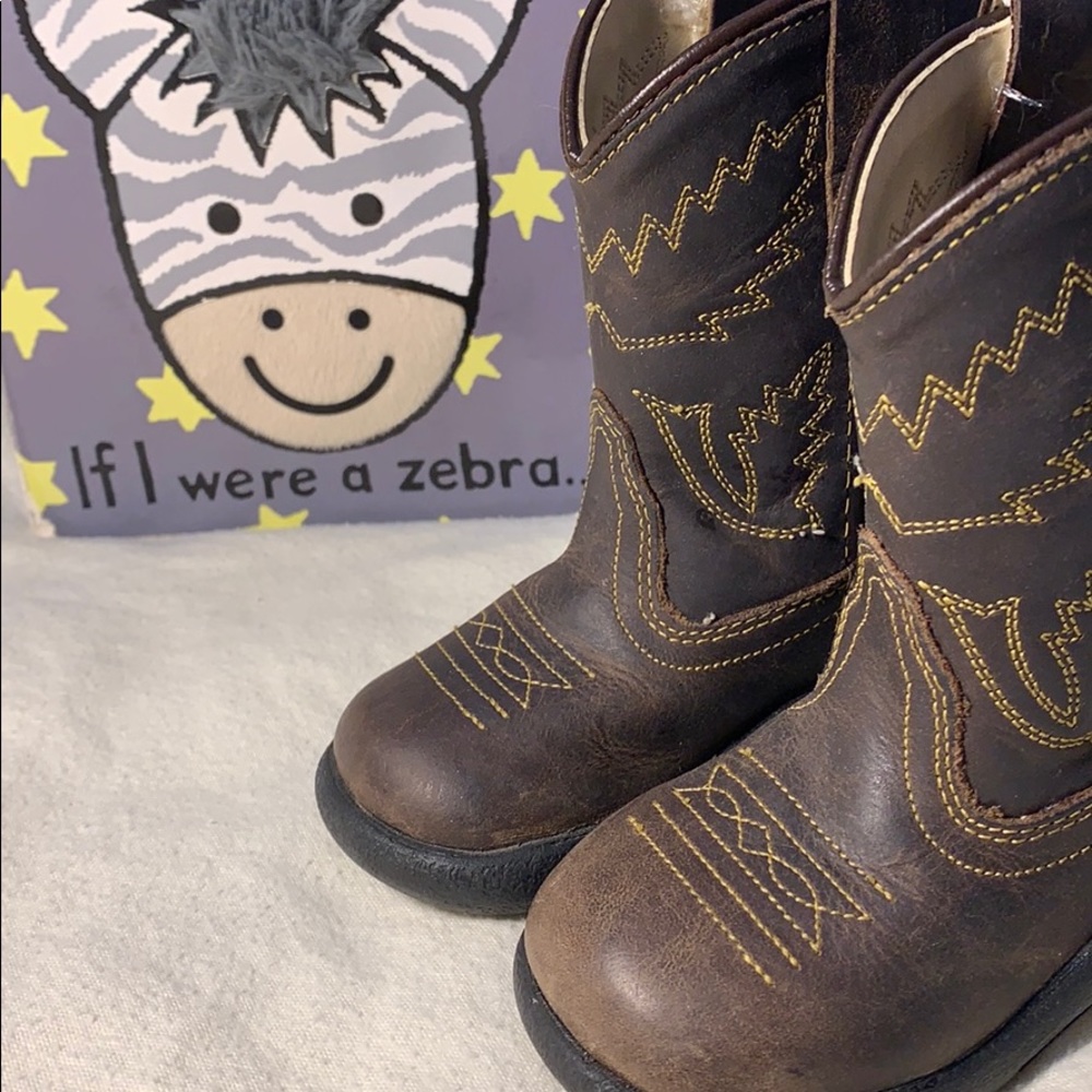 NWOT Old West Toddler 🤠 Boots Tubbie Crazy Horse